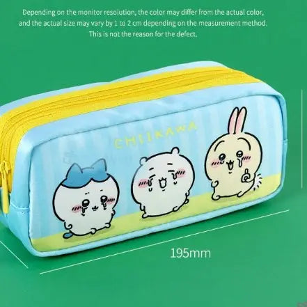 Chiikawa Two Zipper Oganizer Pencil Case Pouch