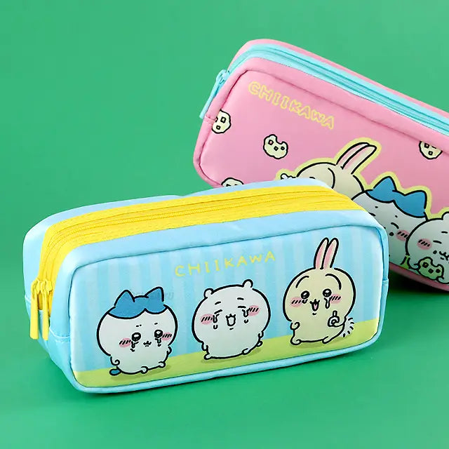 Chiikawa Two Zipper Oganizer Pencil Case Pouch
